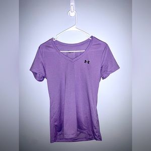 XS purple Under Armor shirt. Dry fit and thin.